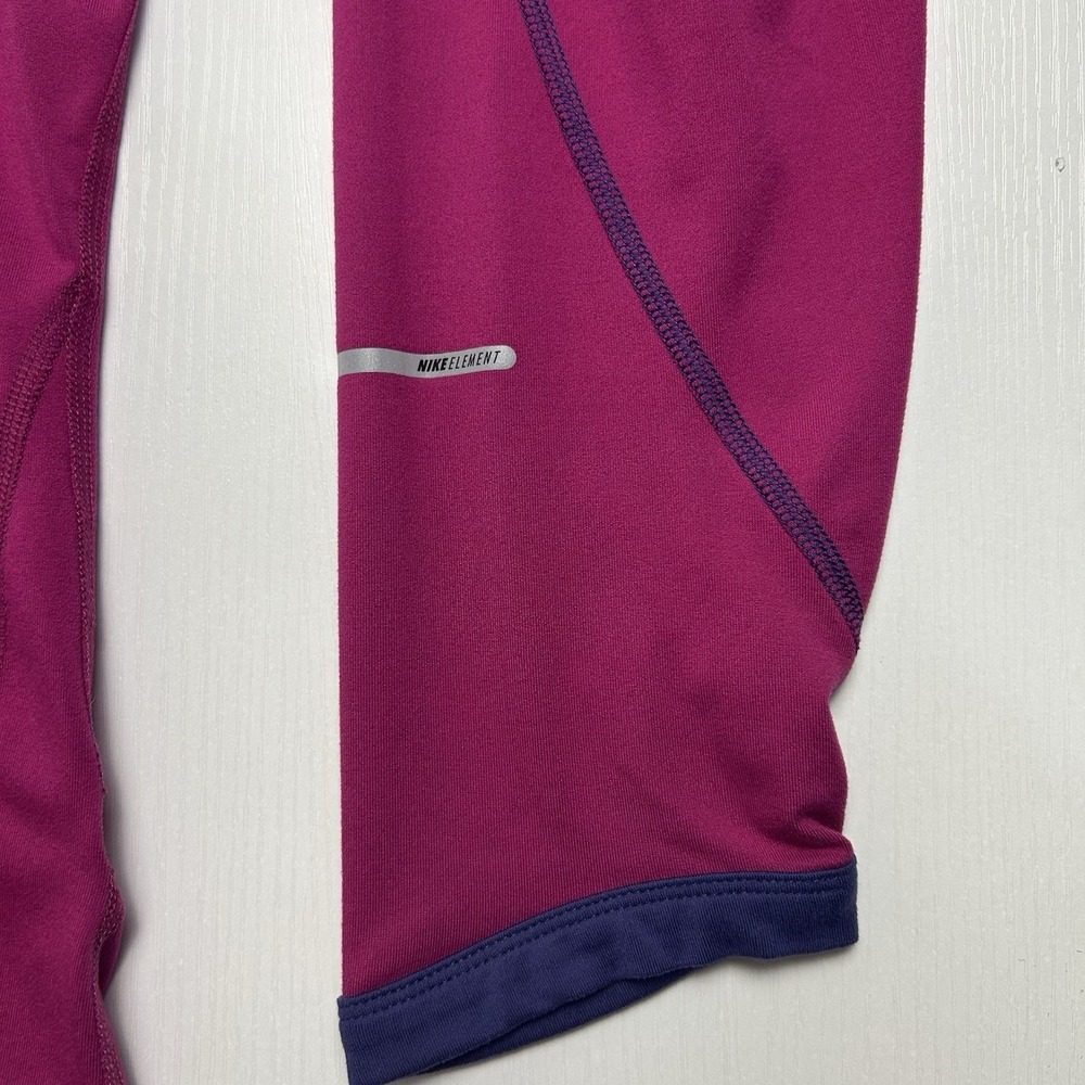 Nike Dri-FIT Element Pullover Womens 2X Plus Pink 1/4 Zip Running Top Reflective - Picture 5 of 9